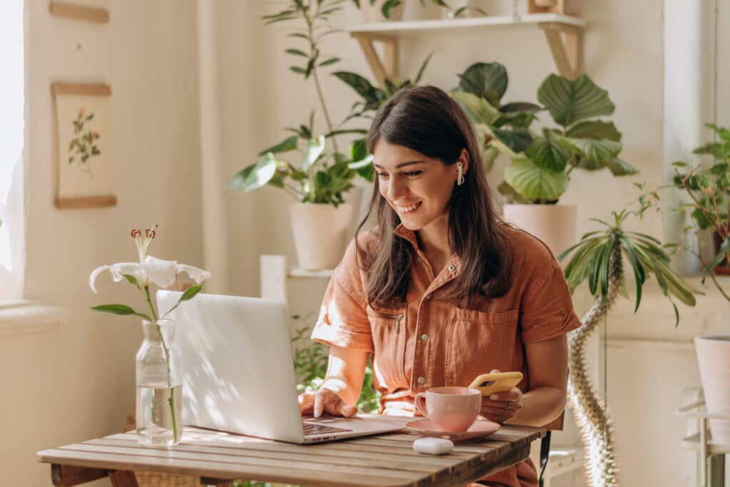 Virtual Intensive Outpatient Program session showing participants and therapist in an online group meeting for substance use recovery